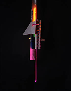 "To the Max," featured in this virtual neon art gallery, displaying the neon sculpture and neon art installations, including modern and contemporary art work as well as a line of neon clocks and wall sconces