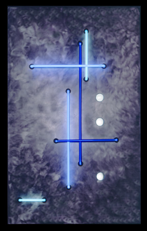 Yoru No Hikari, featured in this virtual neon art gallery, displaying the neon sculpture and neon art installations, including modern and contemporary art work as well as a line of neon clocks and wall sconces