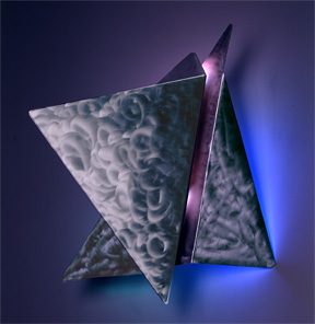 "Folded II",  neon art sculpture gallery