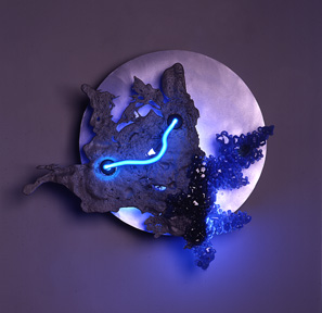 "Night Before Storm",  Neon Art Sculpture Gallery