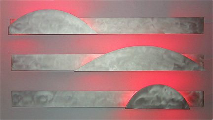 Arc Series I, a neon art sculpture wall sconce