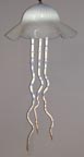 Jellyfish neon & glass light sculpture 303