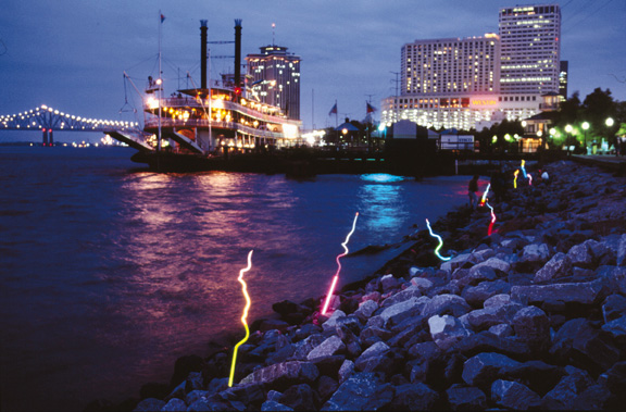 "Phoenix I",  Neon Guerilla Art Installation