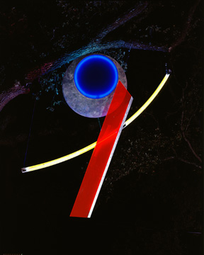 "Celebration IV," neon sculpture art installation New Orleans