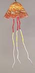 Jellyfish neon & glass light sculpture 229