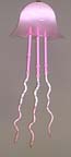 Jellyfish neon & glass light sculpture 229