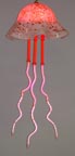 ellyfish neon & glass light sculpture 273