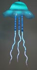ellyfish neon & glass light sculpture 325