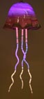 ellyfish neon & glass light sculpture 331