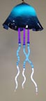 Jellyfish neon & glass light sculpture 229
