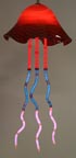 ellyfish neon & glass light sculpture 334