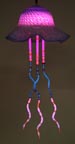 Jellyfish neon & glass light sculpture 229