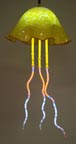 Jellyfish neon & glass light sculpture 229