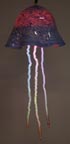 Jellyfish neon & glass light sculpture 229