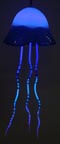 Jellyfish neon & glass light sculpture 229