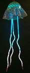 Jellyfish neon & glass light sculpture 229