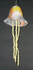 Jellyfish neon & glass light sculpture 229