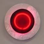 wall sconces: contemporary neon, glass sconces